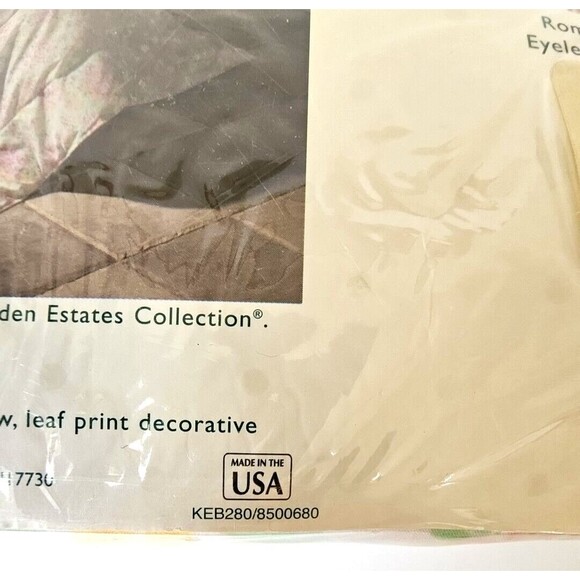 Vtg Garden Estates Sarah Twin Bedding Pink Romantic Spring Floral Eyelet Lace - Picture 11 of 12